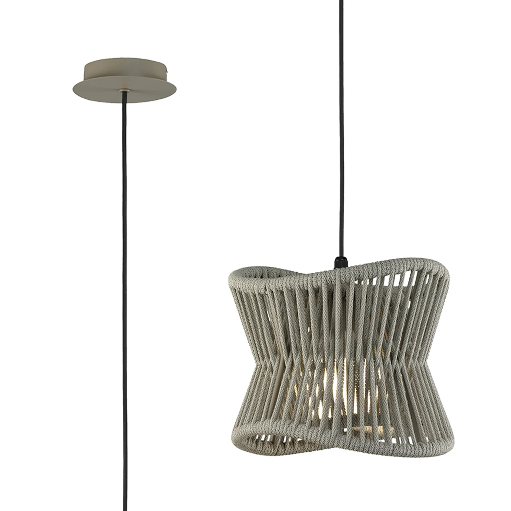M7131  Polinesia 31cm Pendant 1 Light IP44